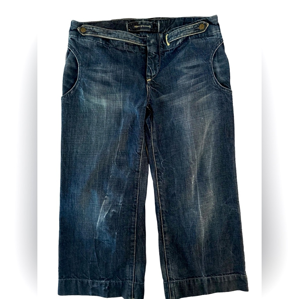 Citizens of Humanity Women's Low Rise Cropped Denim Jeans, size 29